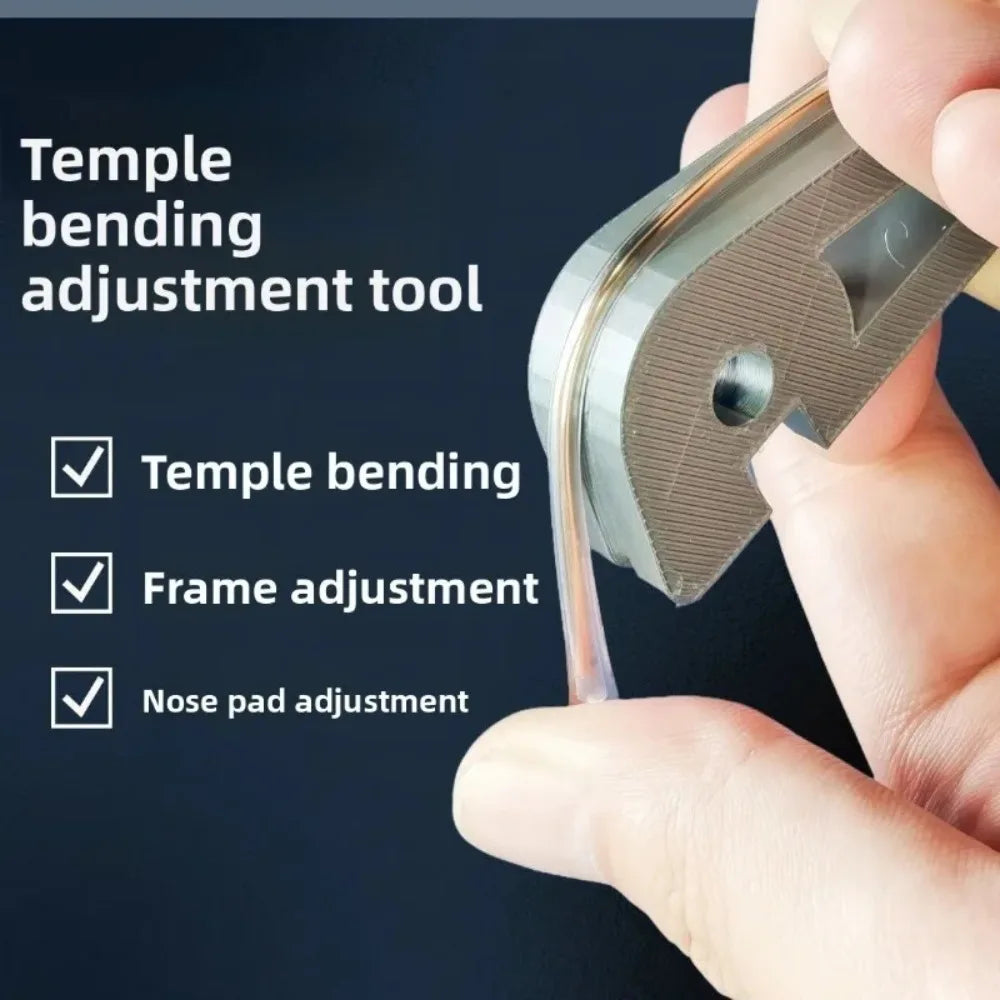 Eyeglass Leg Bending Adjustment Tool Leg Bending Repair Tool Eyeglass Frame for Leg Bending Adjustment Eye Glasses Accessories Peaceful Pleasures Health and Wellness