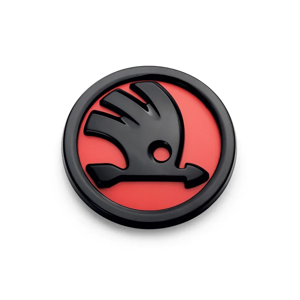 Skoda Hood Trunk Badge Emblem 80/90/100mm ABS Sticker