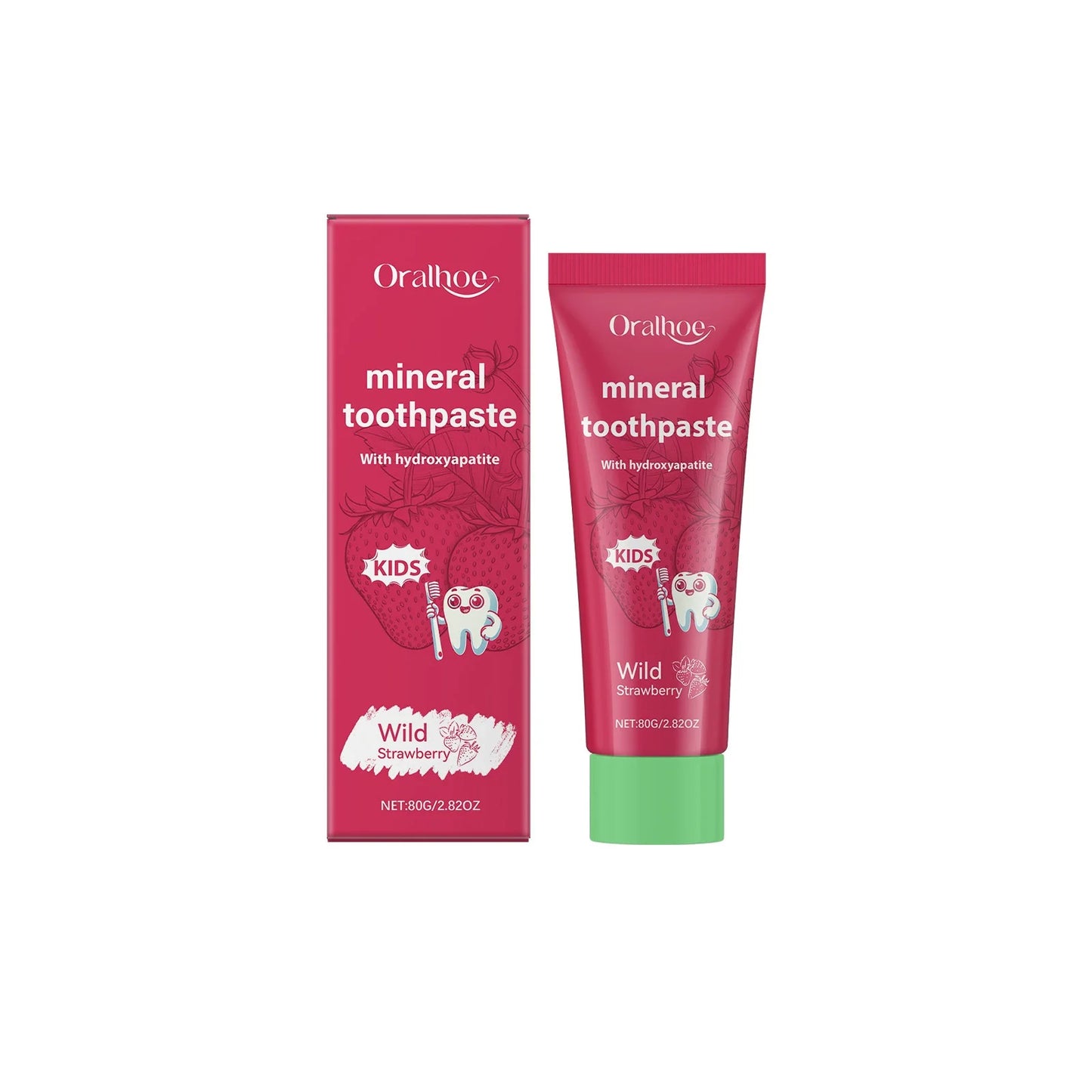 Oralhoe Kids Natural Plant-Based Toothpaste 80g | Dental Care