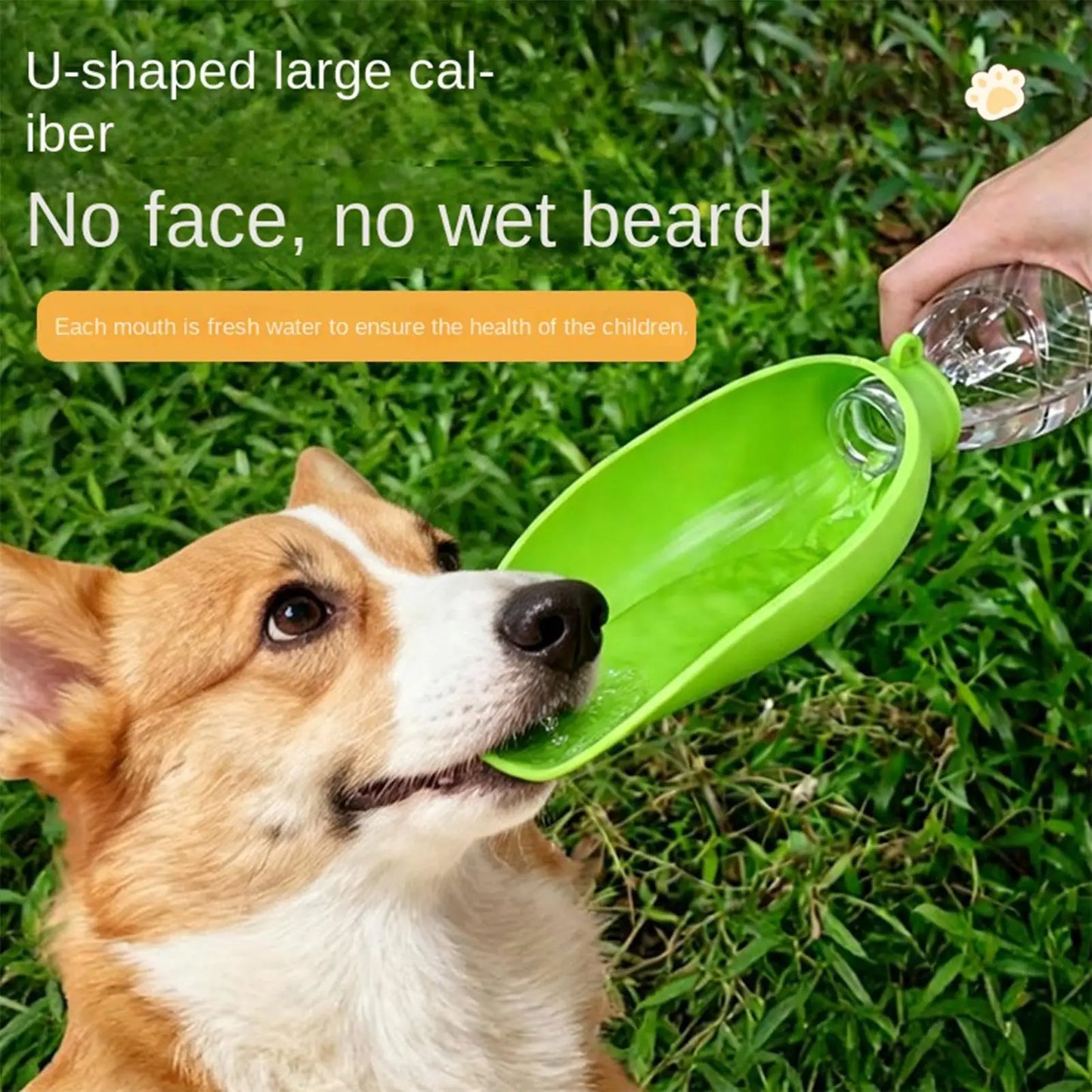 Leakproof Dog Travel Water Bottle | Portable Silicone Bowl