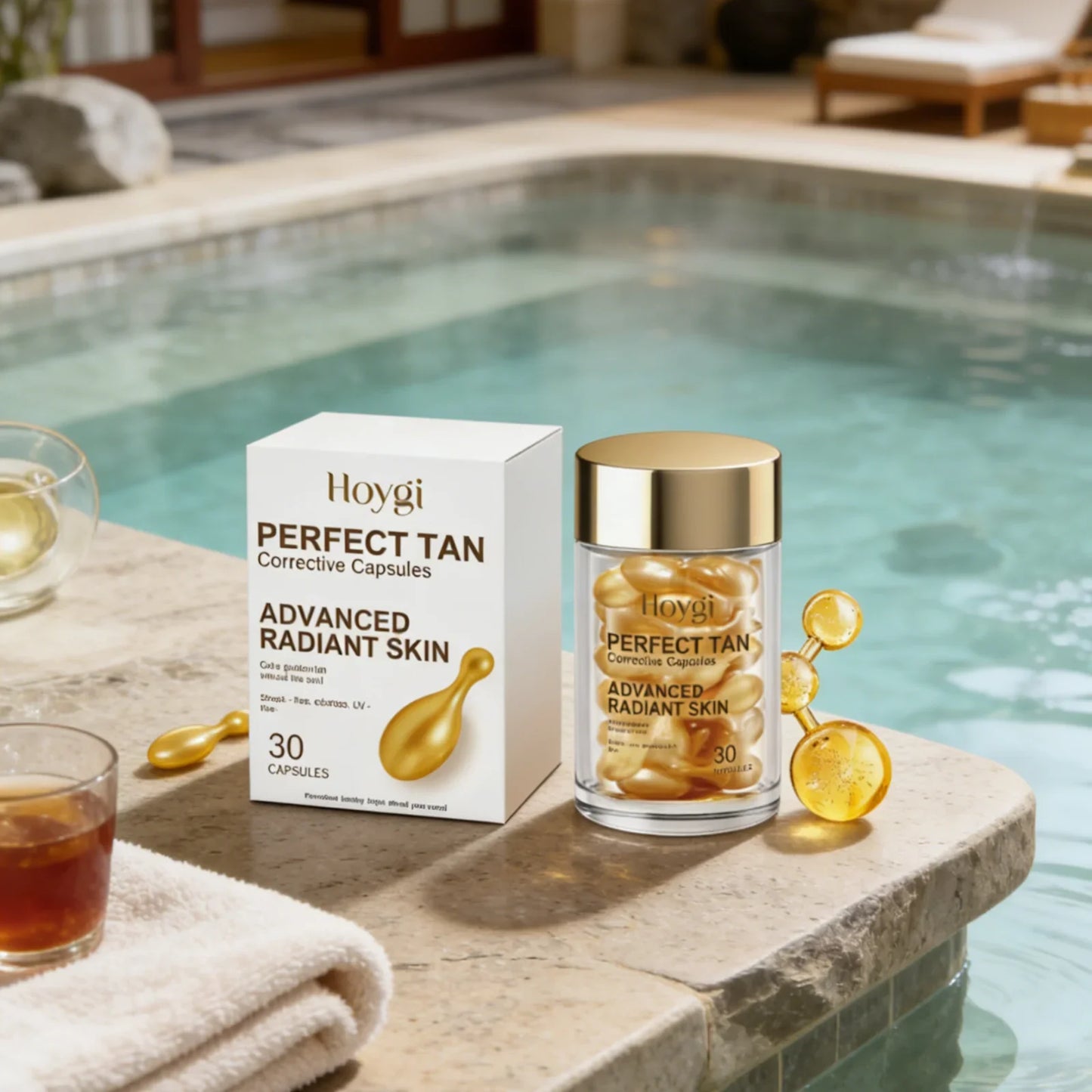 Hoygi Perfect Tan Capsules – Natural Skin Tone Corrector