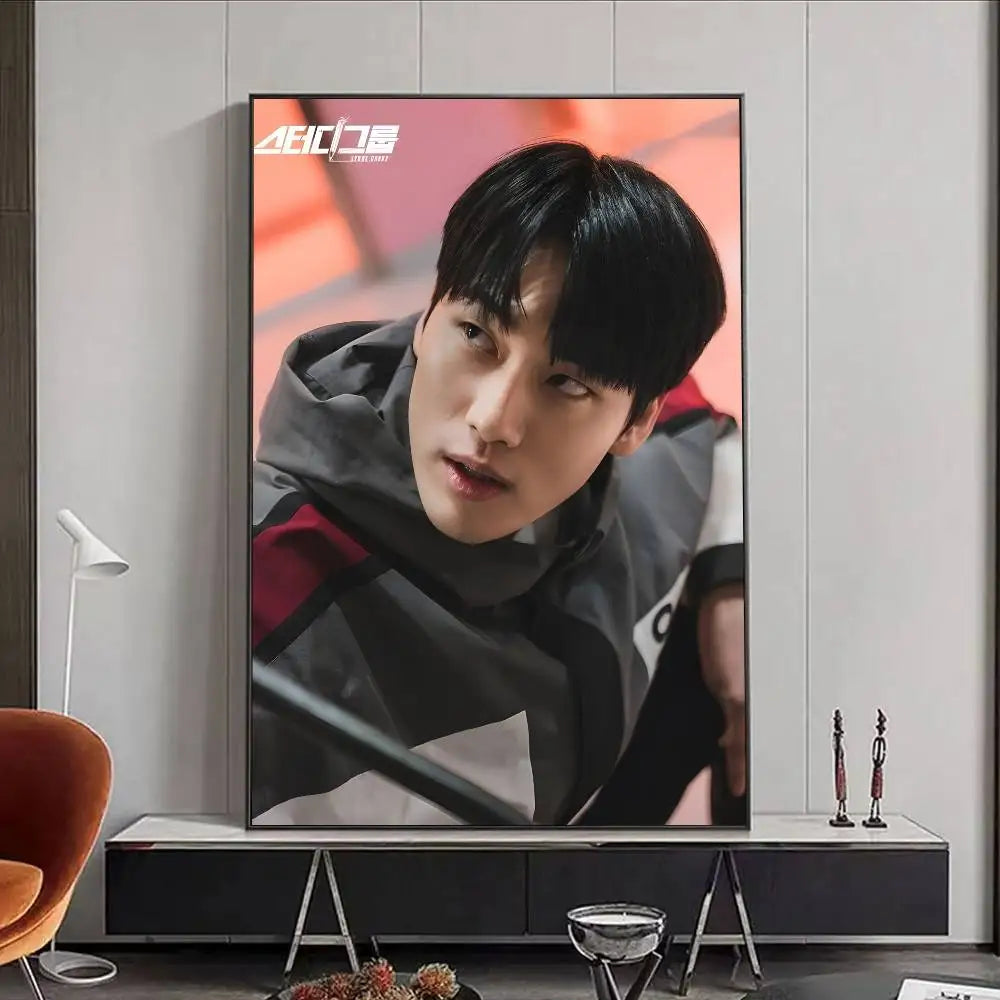 Hot Kdrama S-Study group Poster HD art poster for home living room bar office decoration sticky waterproof Peaceful Pleasures Health and Wellness