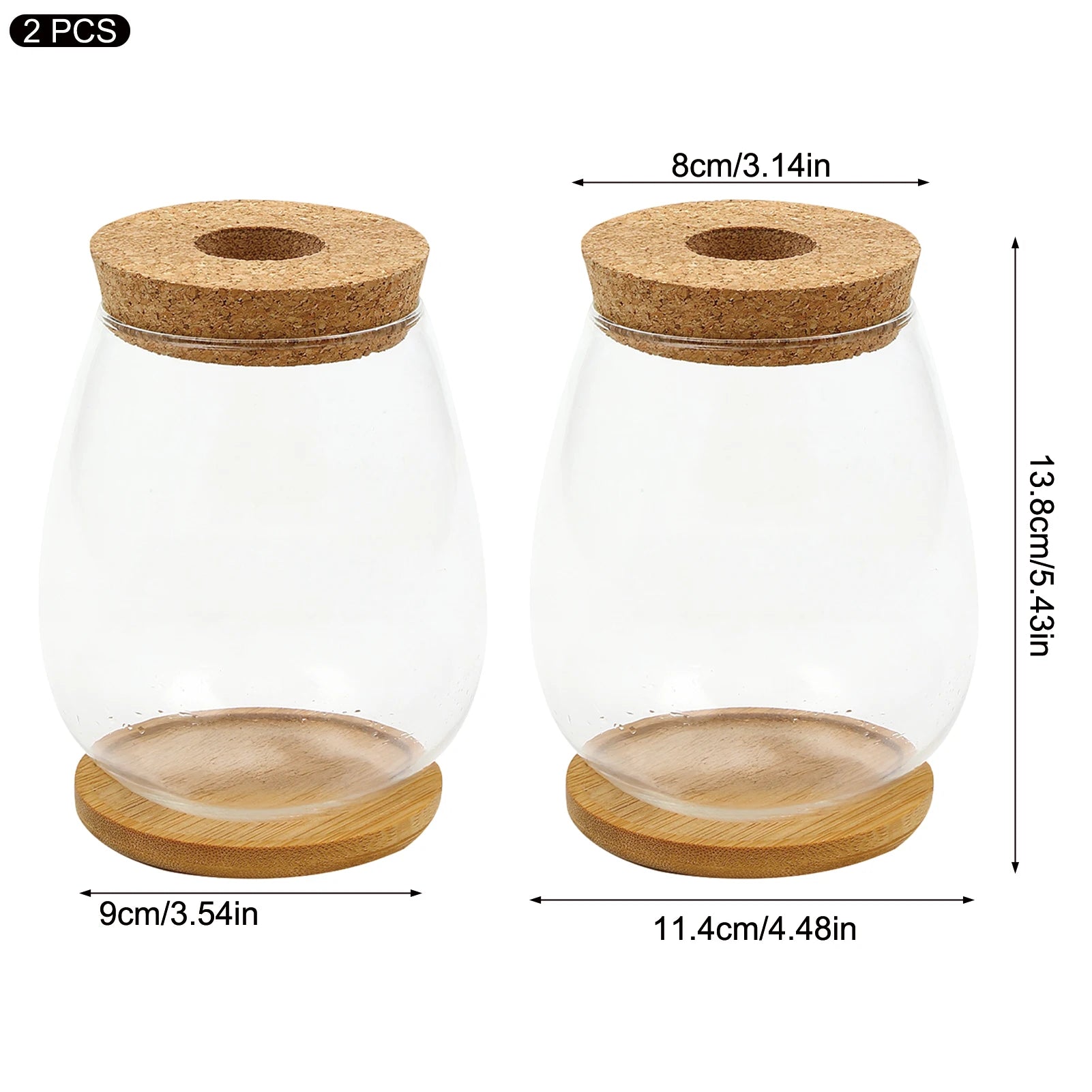 Plant Terrarium Transparent Vase Desktop Propagation Stations Glass Planter For Office Home Garden Decor Peaceful Pleasures Health and Wellness