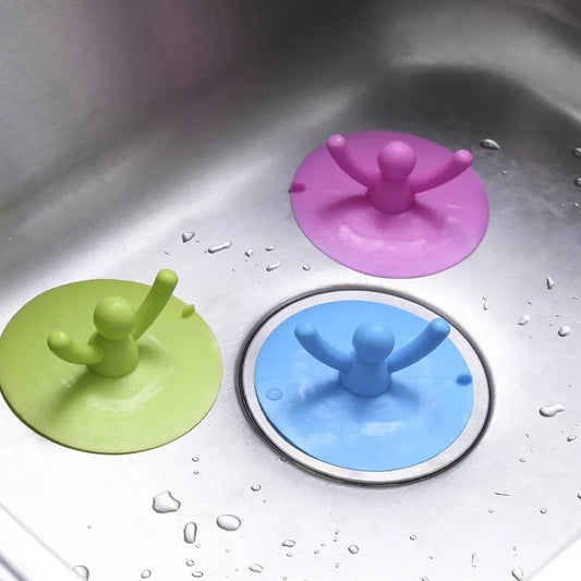 Silicone Bathtub Floor Drain 3 Colors Kitchen Bathroom Accessories Peaceful Pleasures Health and Wellness