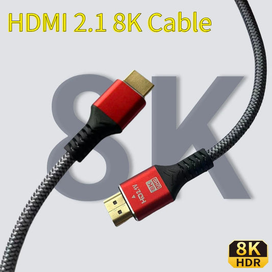 0.5M 1M 1.5M 2M 8K HDTV Cable for Xiaomi TV Box PS5 Ultra High Speed Compatible 8K@60Hz HDTV 2.1 Cable 48Gbps eARC Dolby Vision Peaceful Pleasures Health and Wellness