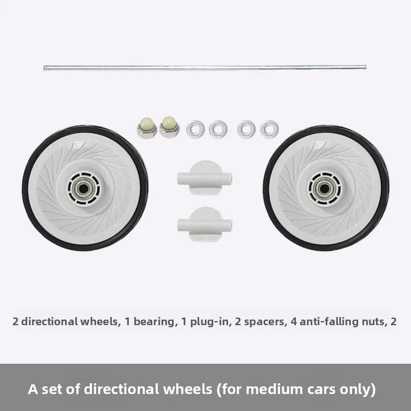 2" Mute Office Chair Caster Wheels – Heavy-Duty Rubber Swivel