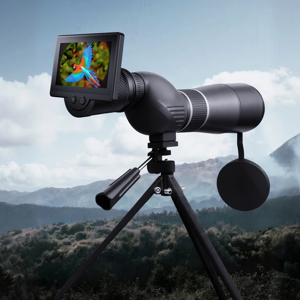 WiFi 1080P Digital Telescope Eyepiece with 4.3" IPS Screen Telescope Accessories Peaceful Pleasures Health and Wellness