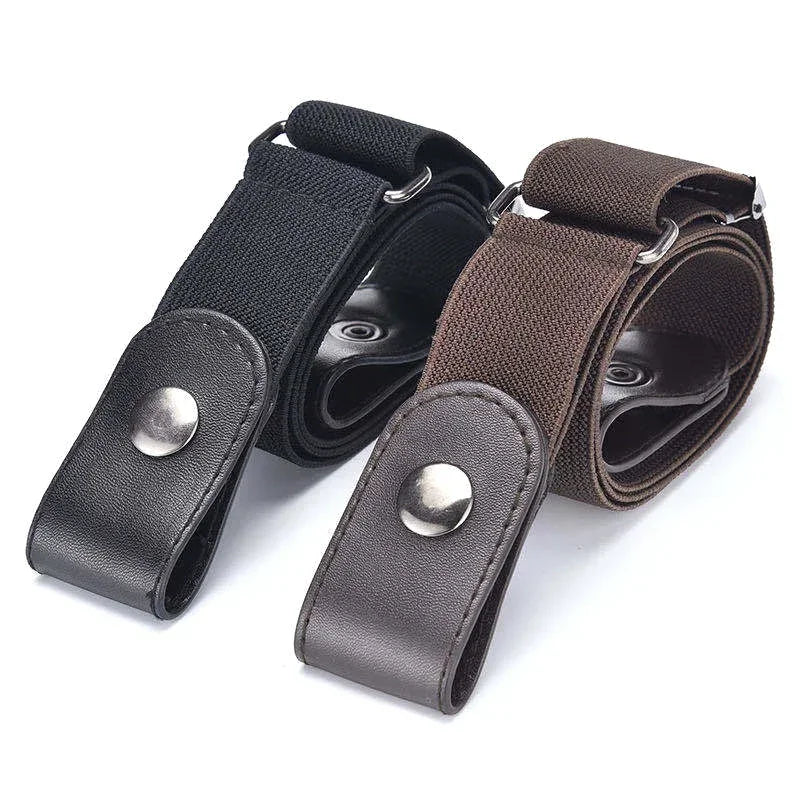Buckle-Free Elastic Stretch Belt – Invisible Waist Band Unisex