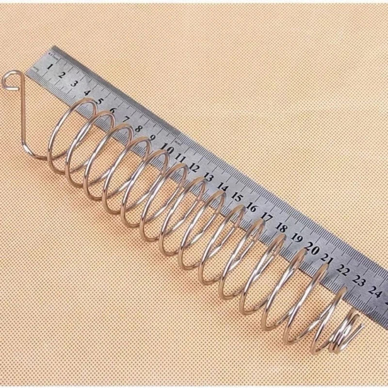 Multi-Purpose Stainless Steel Bird Feeding Rack Spiral Portable Parrot Foraging Bite Resistant Birds Feeder Wildlife Peaceful Pleasures Health and Wellness