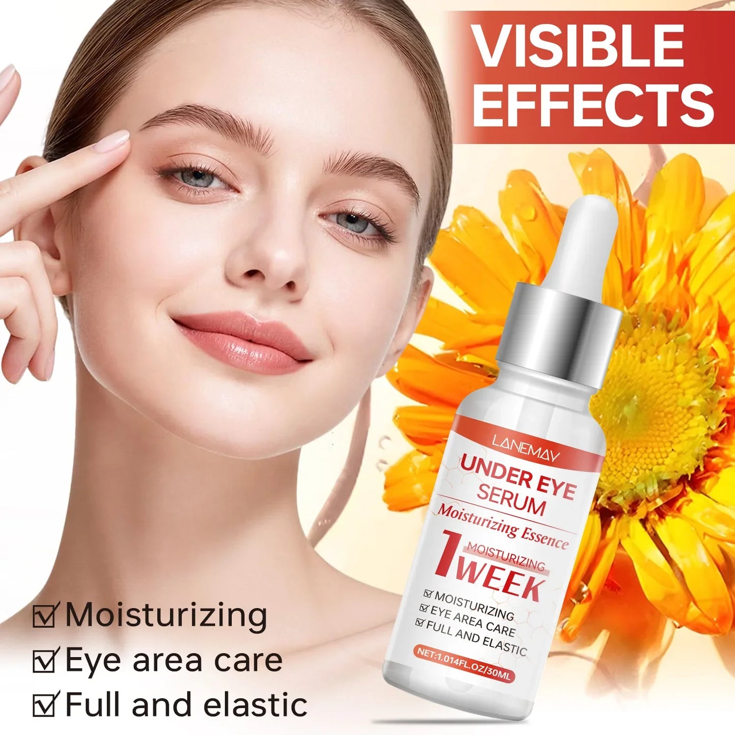 Lanemay Calendula Eye Serum – Hydrate, Smooth & Firm 30ml