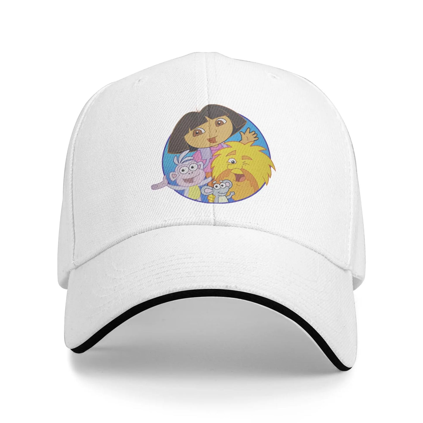 D-Doras The Explorers Casual Baseball Cap Outdoor Gym Trucker Hat Summer Sun-Proof Men Women y2k Retro Baseball Caps Peaceful Pleasures Health and Wellness 5 One Size