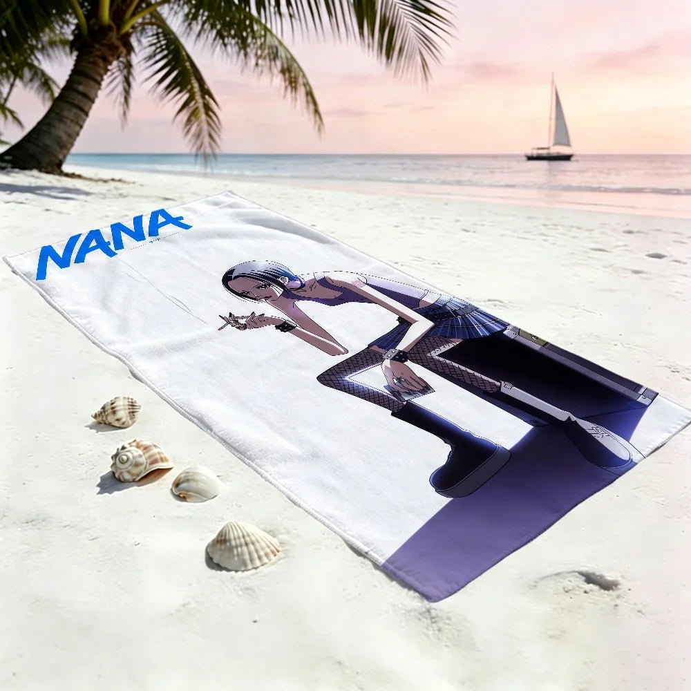 Nana Osaki Anime Quick-Dry Beach Towel | Soft Microfiber Pool Towel