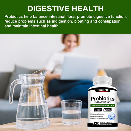 Probiotic Supplement - Helps Burn Fat Metabolism & Promotes Nutrient Digestion and Gut Health for Adult Men&Women Peaceful Pleasures Health and Wellness