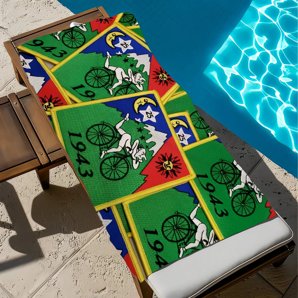 LSD 1943 Albert Hofmann Quick-Dry Beach Towel | Travel & Gym