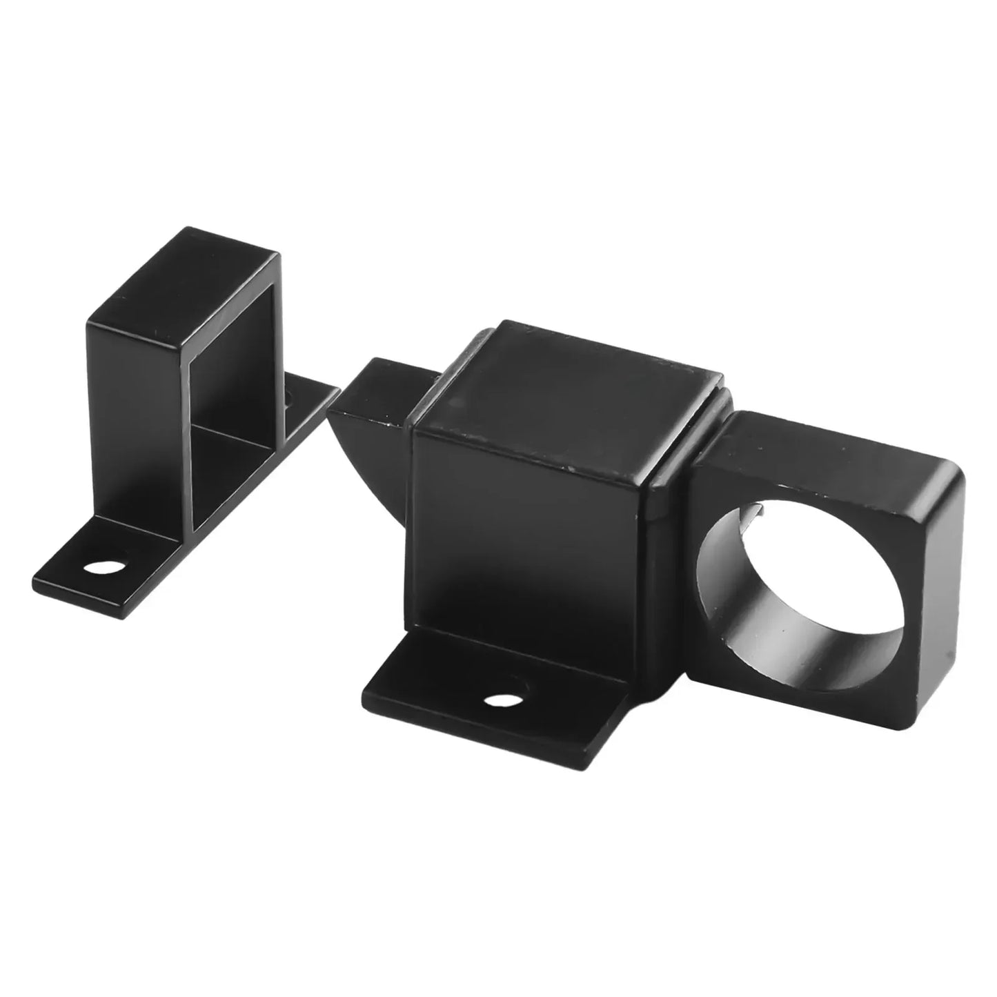 Aluminum Alloy Auto Spring Bolt Door Latch Lock | Black Grey