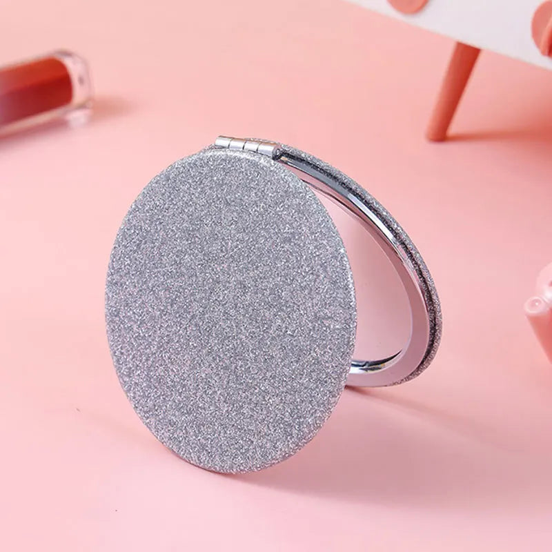 Folding Double-Sided Compact Pocket Mirror for Travel & Purse