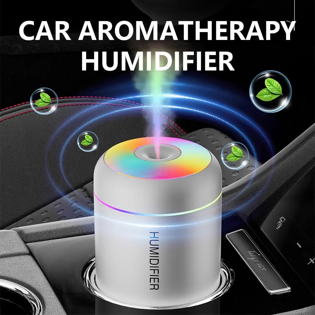 180ML Mini Air Humidifier USB Electric Aroma Diffuser Essential Oil Purifier Aromatherapy Mist Maker Lights For Car Home Bedroom Peaceful Pleasures Health and Wellness