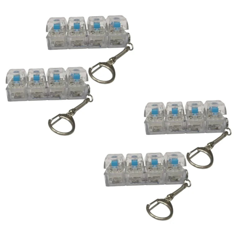 4-Key Mechanical Keyboard Switch Tester Keychain Fidget Toy