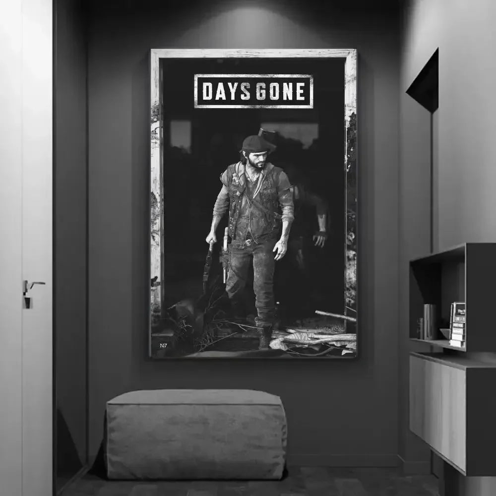 Days Gone Canvas Painting Prints & Posters HD Quality Wall Art for Study Living Room Bedroom Home Decor Peaceful Pleasures Health and Wellness 10 50x70cm Unframed