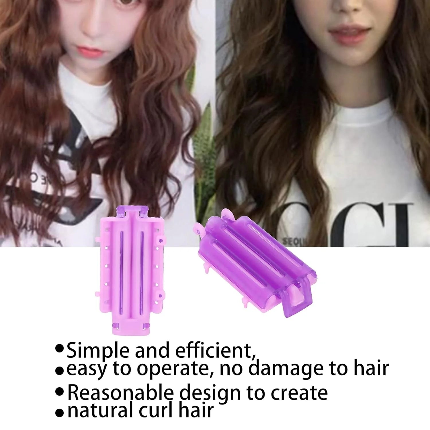 36Pcs/Box Reusable Perm Hair Clip Corn Hair Curl Rod Wave Hair Fluffy Clamps Hair Hairpin Hairdressing DIY Curler Styling Tools Peaceful Pleasures Health and Wellness