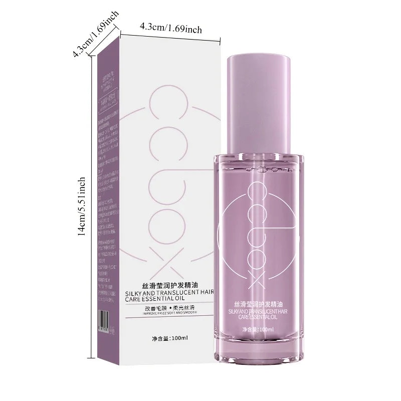 100ml hair care essential oil, dry hair, long-lasting fragrance and smooth essential oil, for girlfriends and mothers on holiday Peaceful Pleasures Health and Wellness