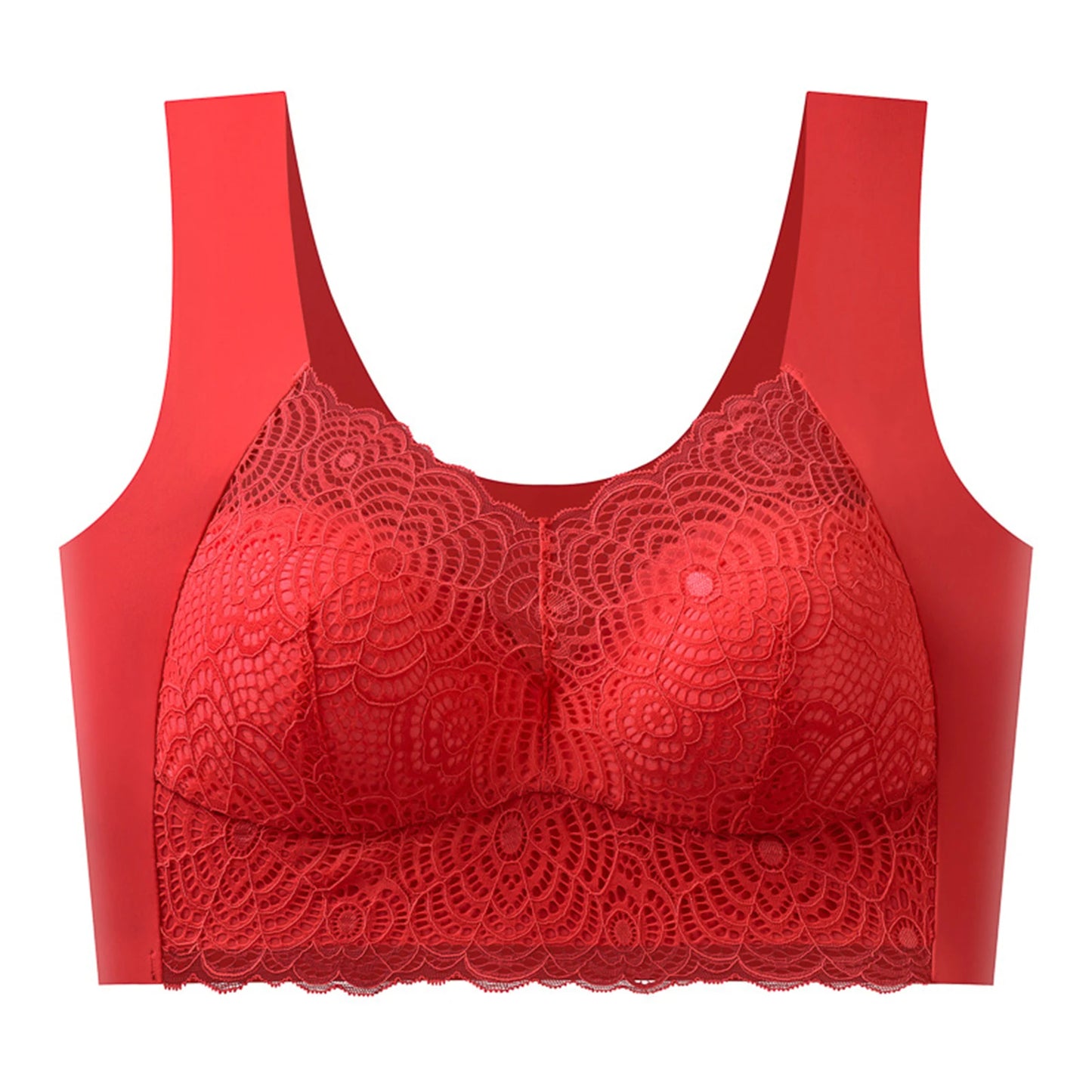 Sexy Bra Thin Lace Wireless Bra No Underwire Anti Shake Side Breast Reduction Seamless Underwear for Women Chinese Brand Peaceful Pleasures Health and Wellness