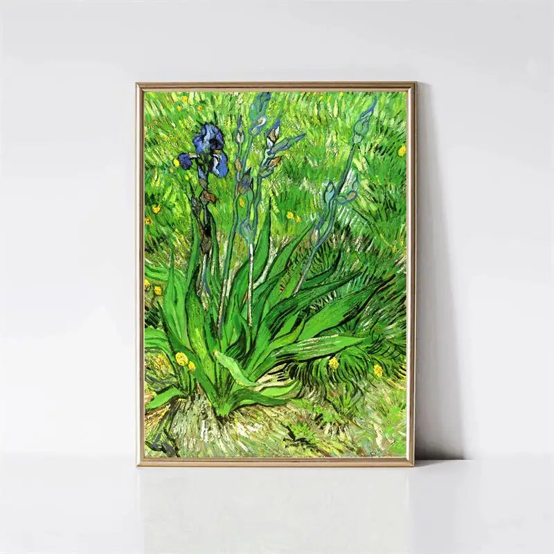 Van Gogh Canvas Wall Art Print | Starry Night Impressionist Poster