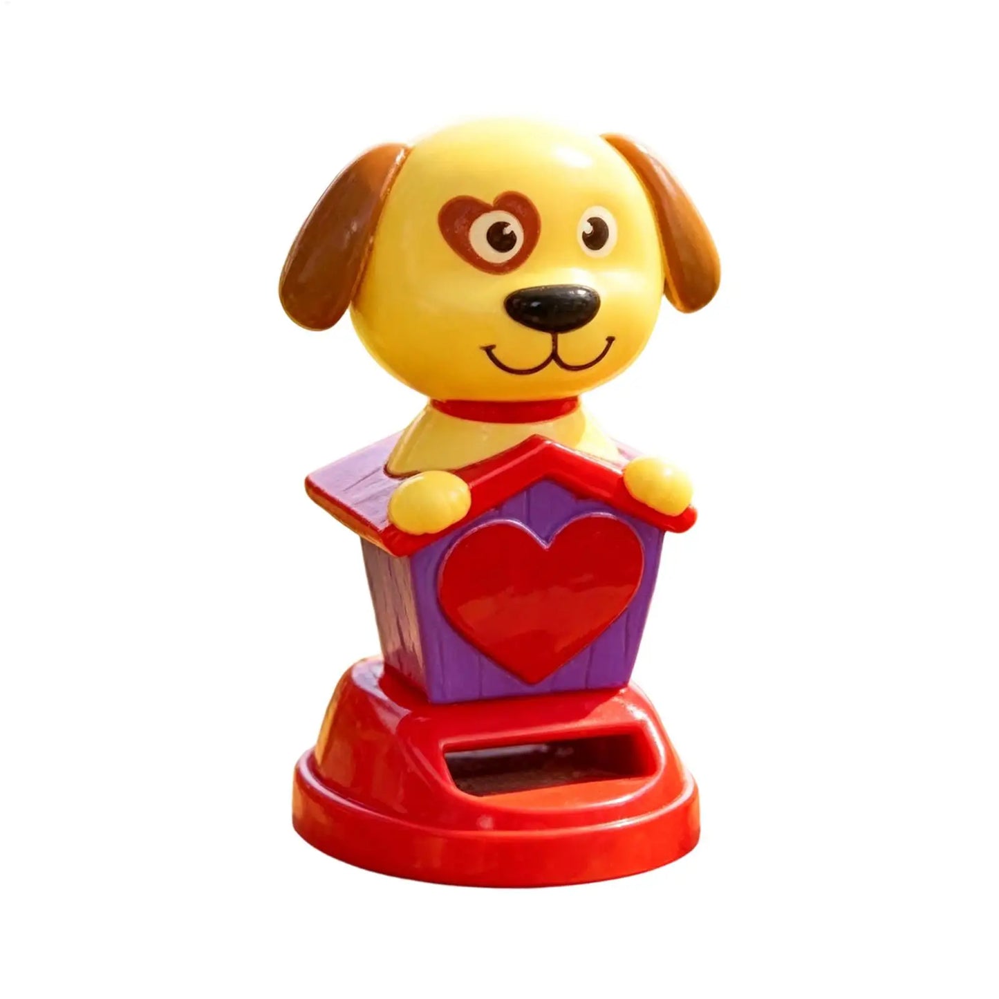 Solar Swinging Dog Dashboard Ornament | Cute Car Décor Toy