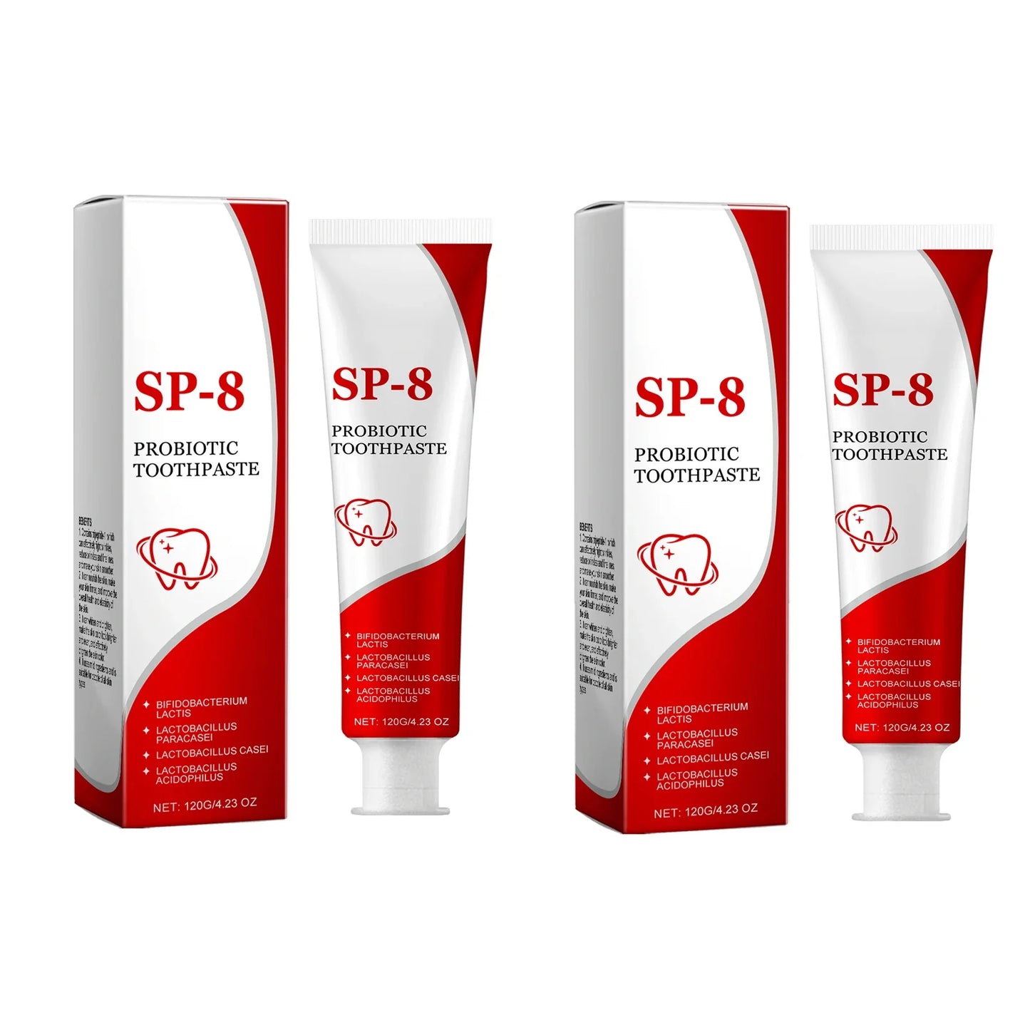 Probiotic Brightening Whitening Toothpaste – Deep Clean & Fresh Breath