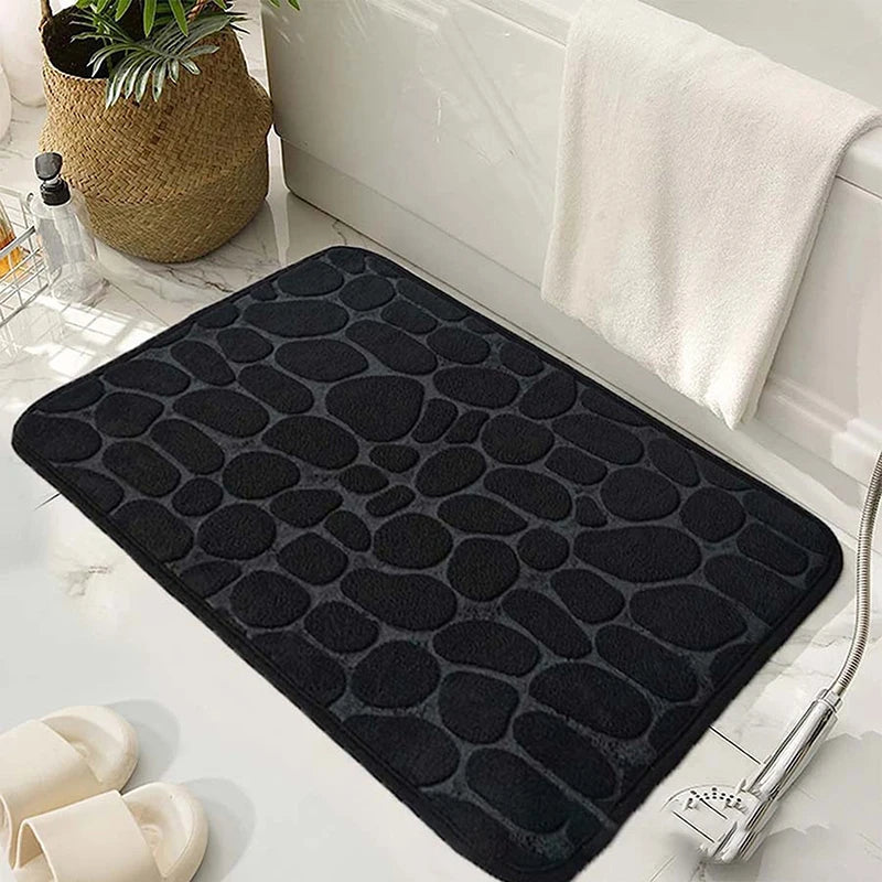 Super Absorbent Non-Slip Bath Mat | Soft Coral Fleece Rug