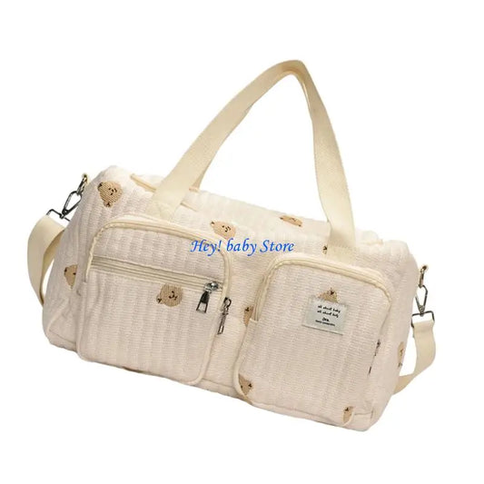 Large Floral Diaper Bag | Crossbody Mom Bag, Multi-Carry Diaper Bag Peaceful Pleasures Health and Wellness