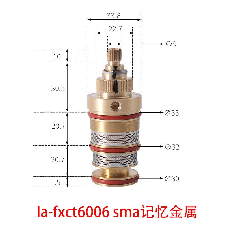 Brass Thermostatic Shower Cartridge | Mixer Valve Replacement