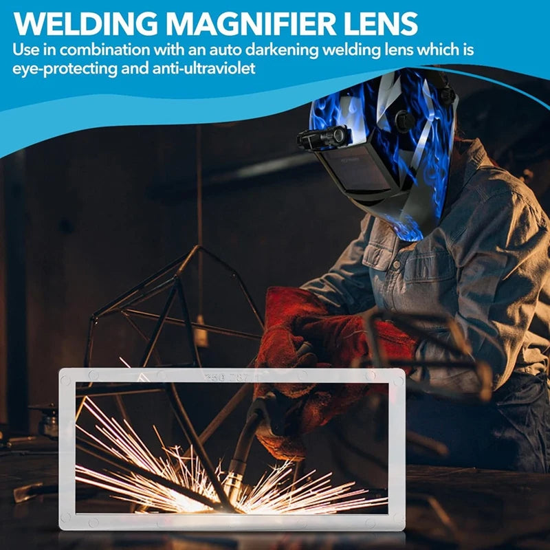 Y51A-3Pcs Welding Helmet Magnifying Lens 2.5 Diopter Eye-Protecting Welder Accessories Magnifier Cheater Lens Peaceful Pleasures Health and Wellness