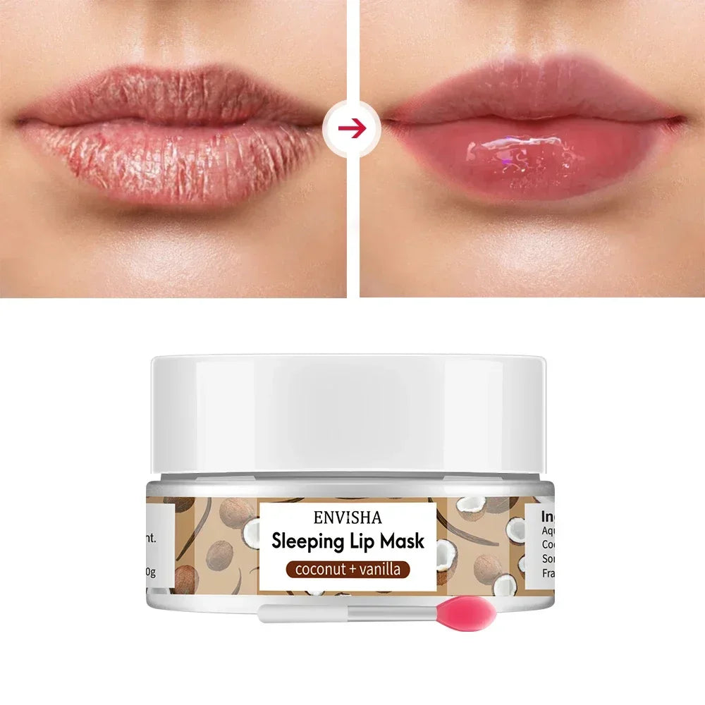 ENVISHA Watermelon Lip Sleep Mask – Overnight Moisturizing & Line-Fading 20g
