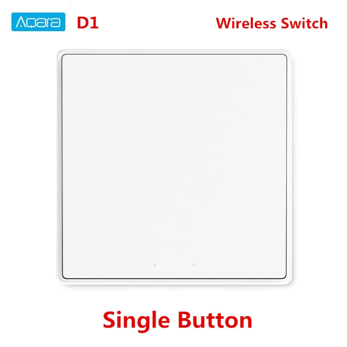 Aqara D1 Smart Wall Switch Zigbee Wireless Remote Control Key Light Switch Neutral Fire Wire Triple Button For Mijia Smart Home Peaceful Pleasures Health and Wellness wireless 1 Key