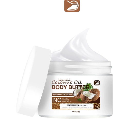 Ottilavie Coconut Oil Body Cream – Deep Hydration All Skin Types Body Moisturizer Cream Oasis Select 150G