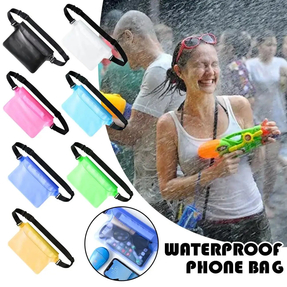Waterproof Waist Bag – PVC Dry Bag for Water Sports Peaceful Pleasures Health and Wellness
