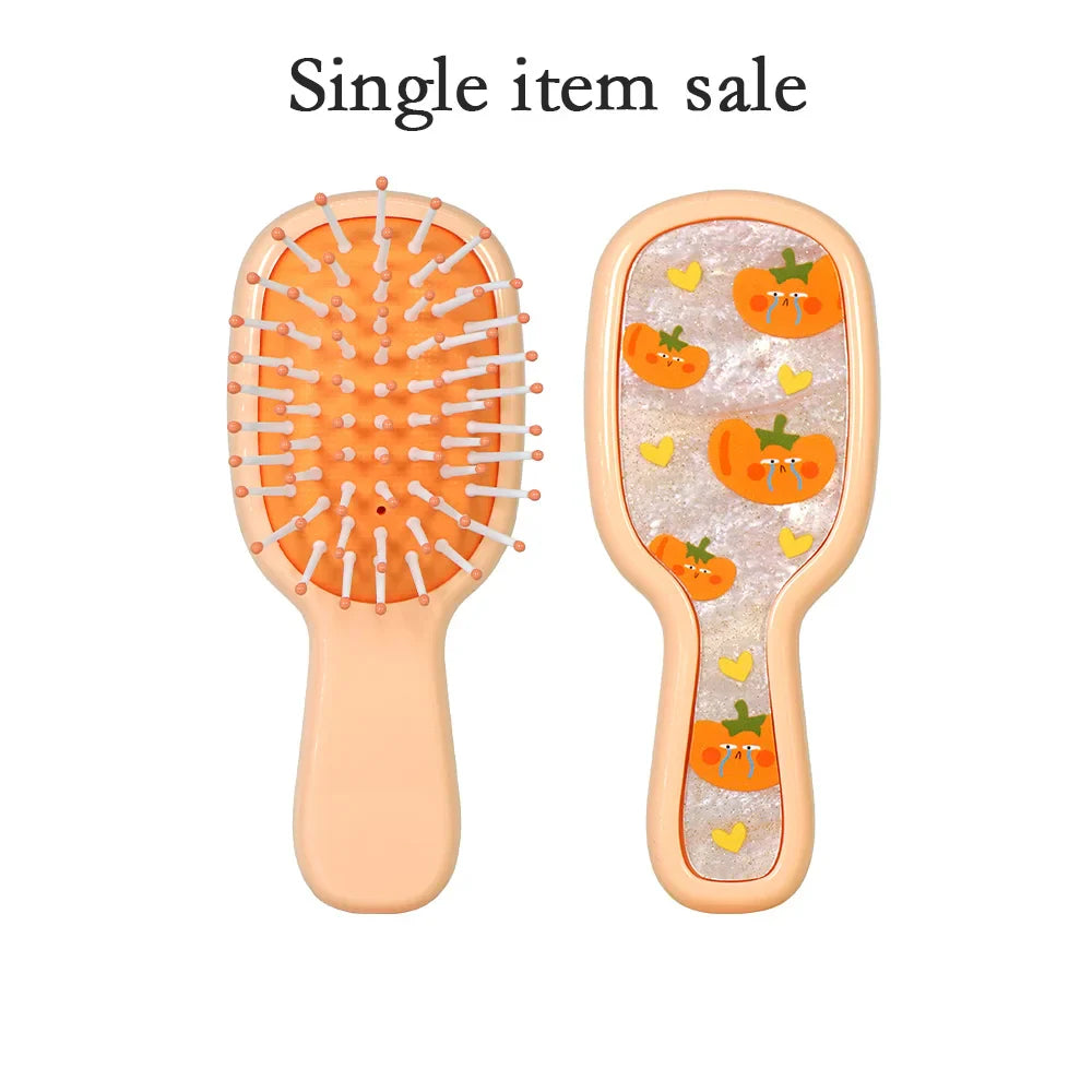Cute Cartoon Hair Detangling Brush – Cushion Comb for Women