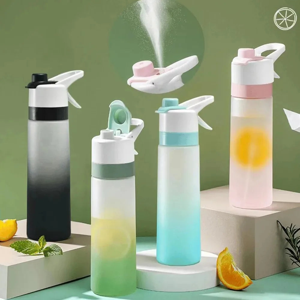 Gradual Fog Surface Water Cup High Color Spray Sports Water Cup Men'S And Women'S Water Spray Plastic Cup Gift Cups Water Bottle Peaceful Pleasures Health and Wellness
