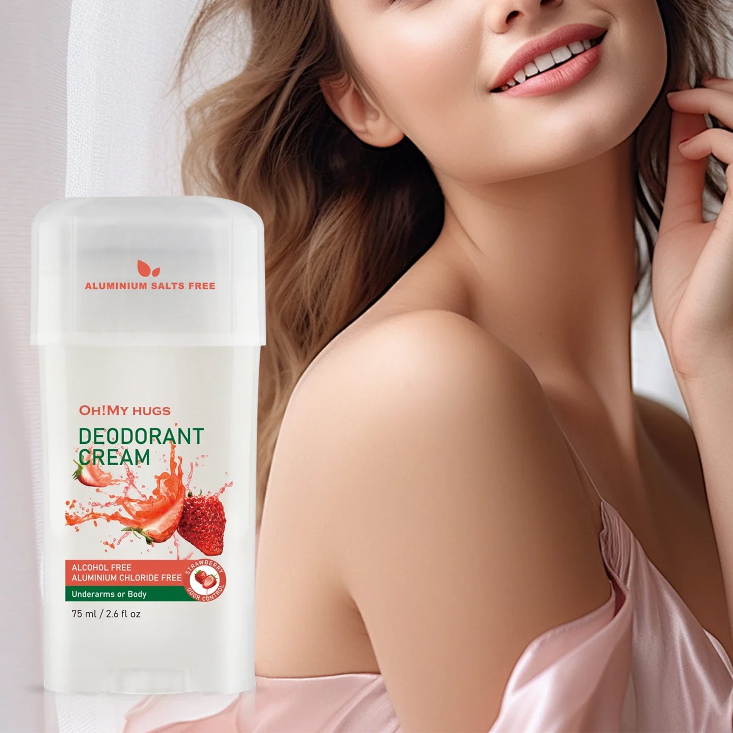YURHERSU Strawberry Underarm Deodorizing Cream 75ml Unisex
