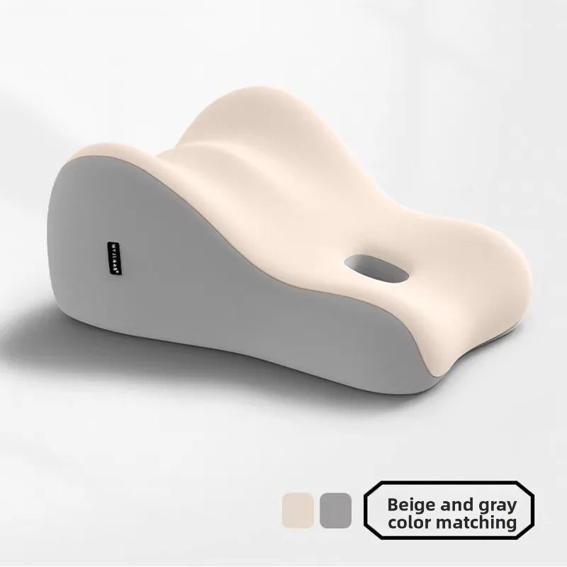 Intimacy Support Wedge Pillow for Couples Memory Foam Positioning Cushion for Back Neck & Waist Pain Relief with Washable Cover Peaceful Pleasures Health and Wellness Beige