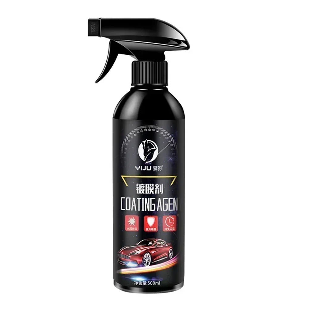 Ceramic Car Coating 500ML 9H Nano Liquid Glass Plated Crystal Hydrophobic Waterproof Polishing Paint Hardness Car Polish Wax Peaceful Pleasures Health and Wellness