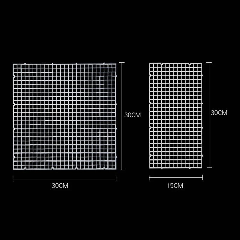 Fish Tank Mesh Divider Isolation Plate with Suction Cups