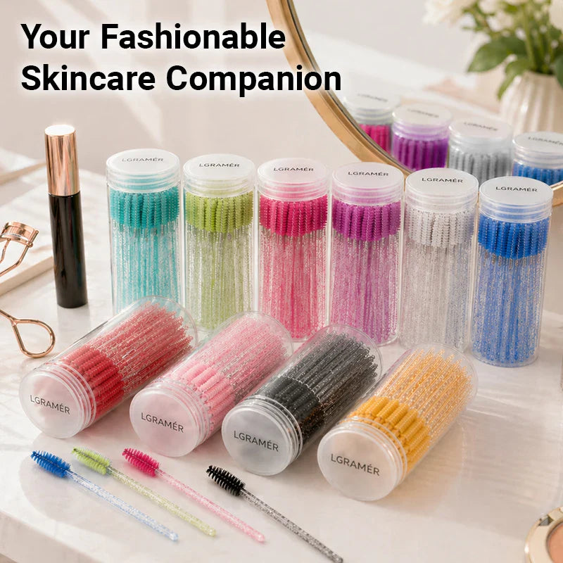 Disposable Mascara Wands & Eyelash Brushes – 50/100 Pcs