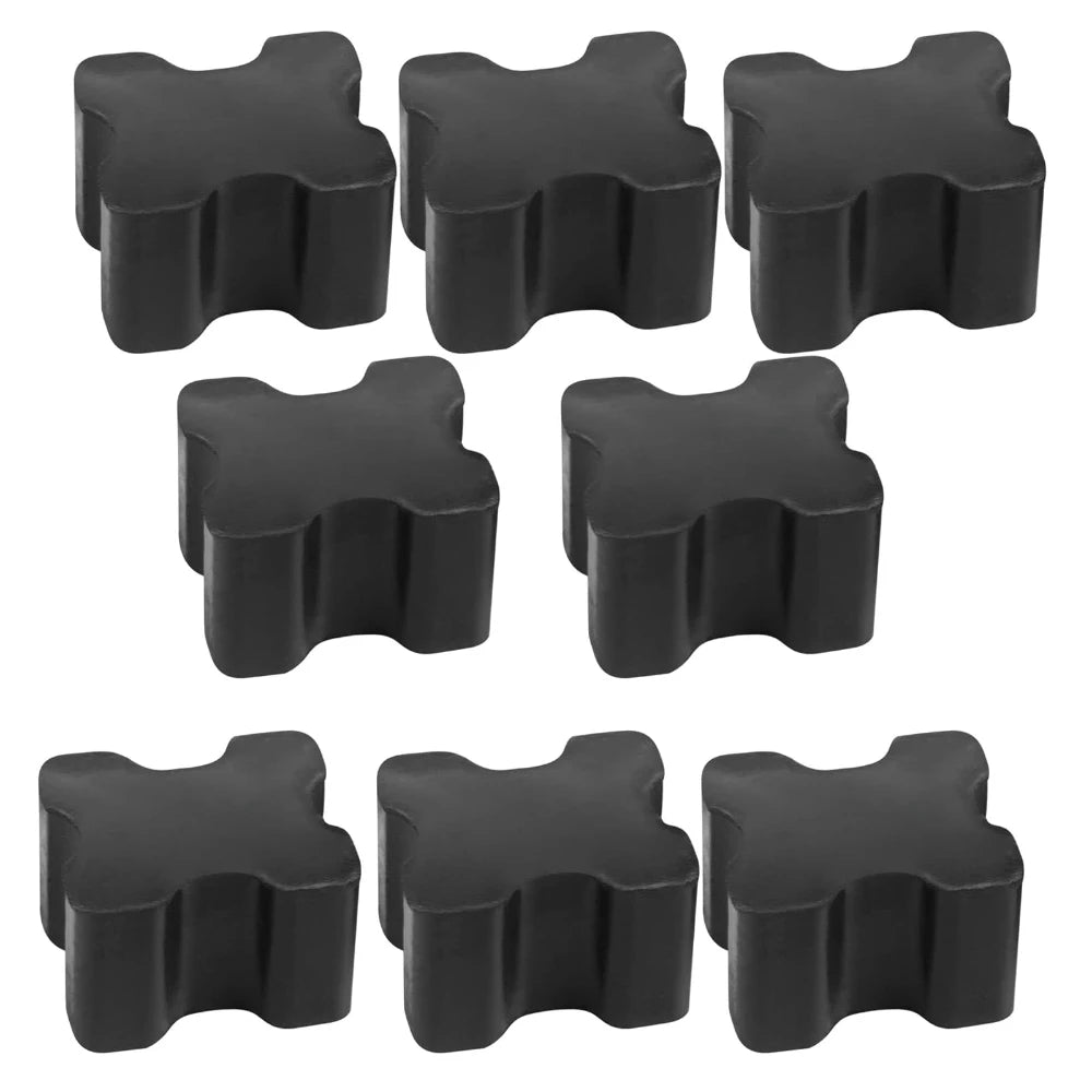 8 Pack Heavy Duty Rubber Coil Spring Booster Kit 1"-1.5" Lift Coil Spacers Fits Most Cars SUVs Auto Suspension Repair Parts Peaceful Pleasures Health and Wellness Coil Spring Booster