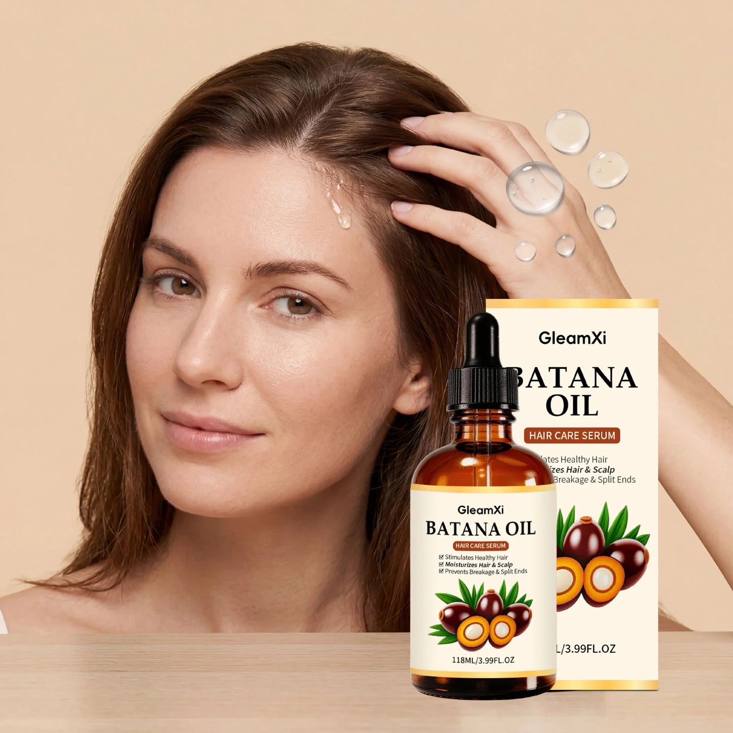 Gleamxi Batana Hair Growth Oil – Repair, Nourish & Reduce Loss
