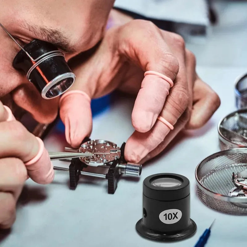 4-Piece Eye Loupe Magnifying Glass Set – Jewelry & Watch