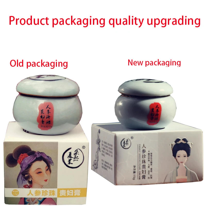 Recipe upgrade Ginseng Pearl Facial Cream Concealer Skin Care Skin Brighten Lady Cream Peaceful Pleasures Health and Wellness