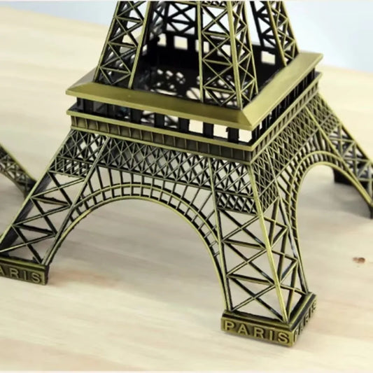 Bronze Metal Eiffel Tower Model Statue – 7 Sizes with Gift Box Decorative Statue Peaceful Pleasures Health and Wellness