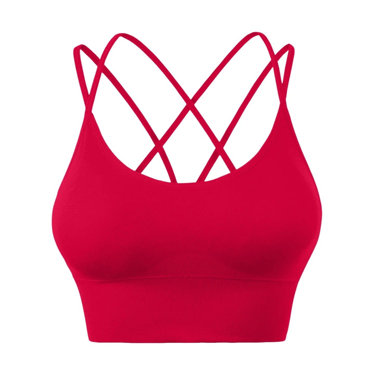 Women's Wirefree Crisscross Sports Bra – Yoga & Running